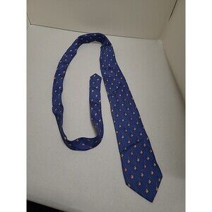 Beaufort Angel Fish Blue Silk Necktie